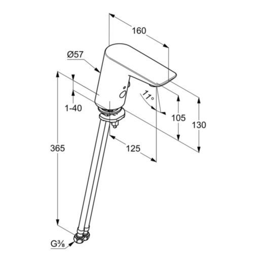 Змішувач для умивальника електронний DN 10 Balance (5210005), Kludi - Зображення 174885-88cef.jpg