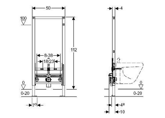 Інсталяція для біде Duofix (111.520.00.1), Geberit - Зображення 175035-c0310.jpg