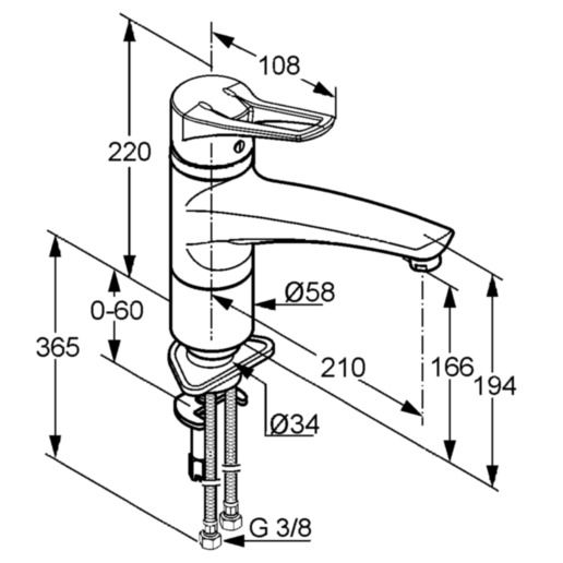 Змішувач для кухні DN 15 Kludi MX (399040562), Kludi - Зображення 175116-13959.jpg