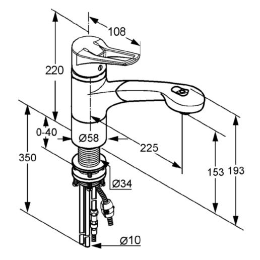 Змішувач для кухні DN 15 Kludi MX (399410562), Kludi - Зображення 175117-0a911.jpg