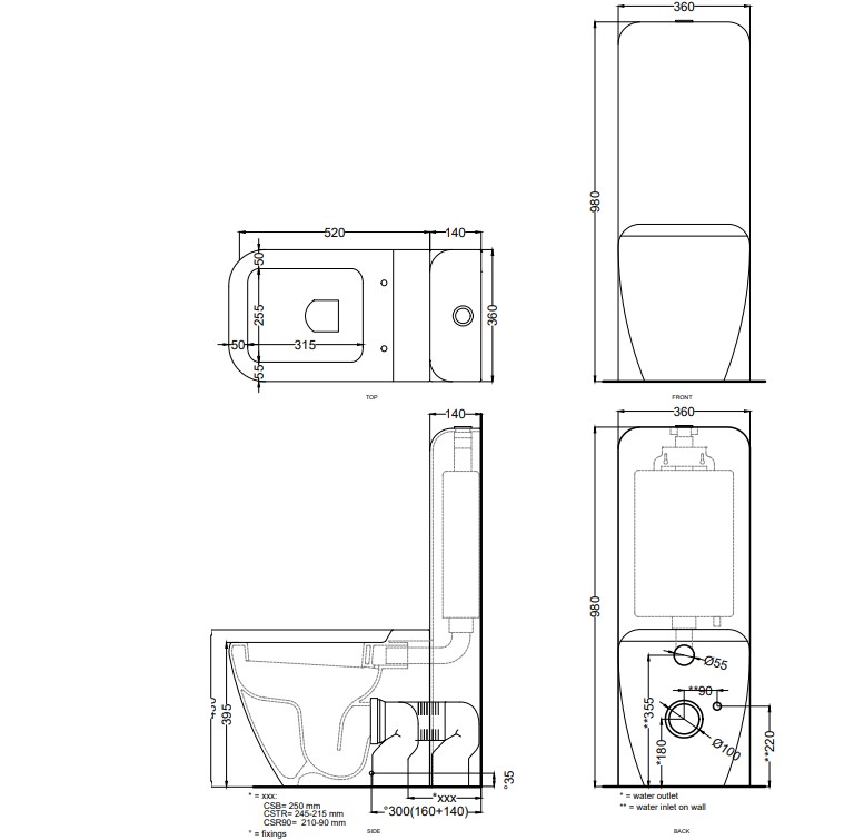Бачок для унітаза Shui (SHCM), CIELO - Зображення 175281-7b4d2.jpg