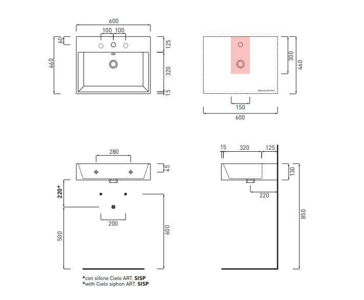 Умивальник 60 Smile (SMLAA60), CIELO - Зображення 175288-85e8e.jpg