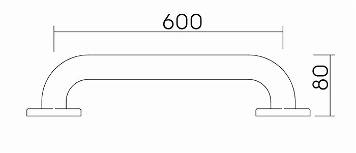 Поручень 60 см LEHNEN CONCEPT (L60006000) KOLO - Зображення 1752979-dcc60.jpg