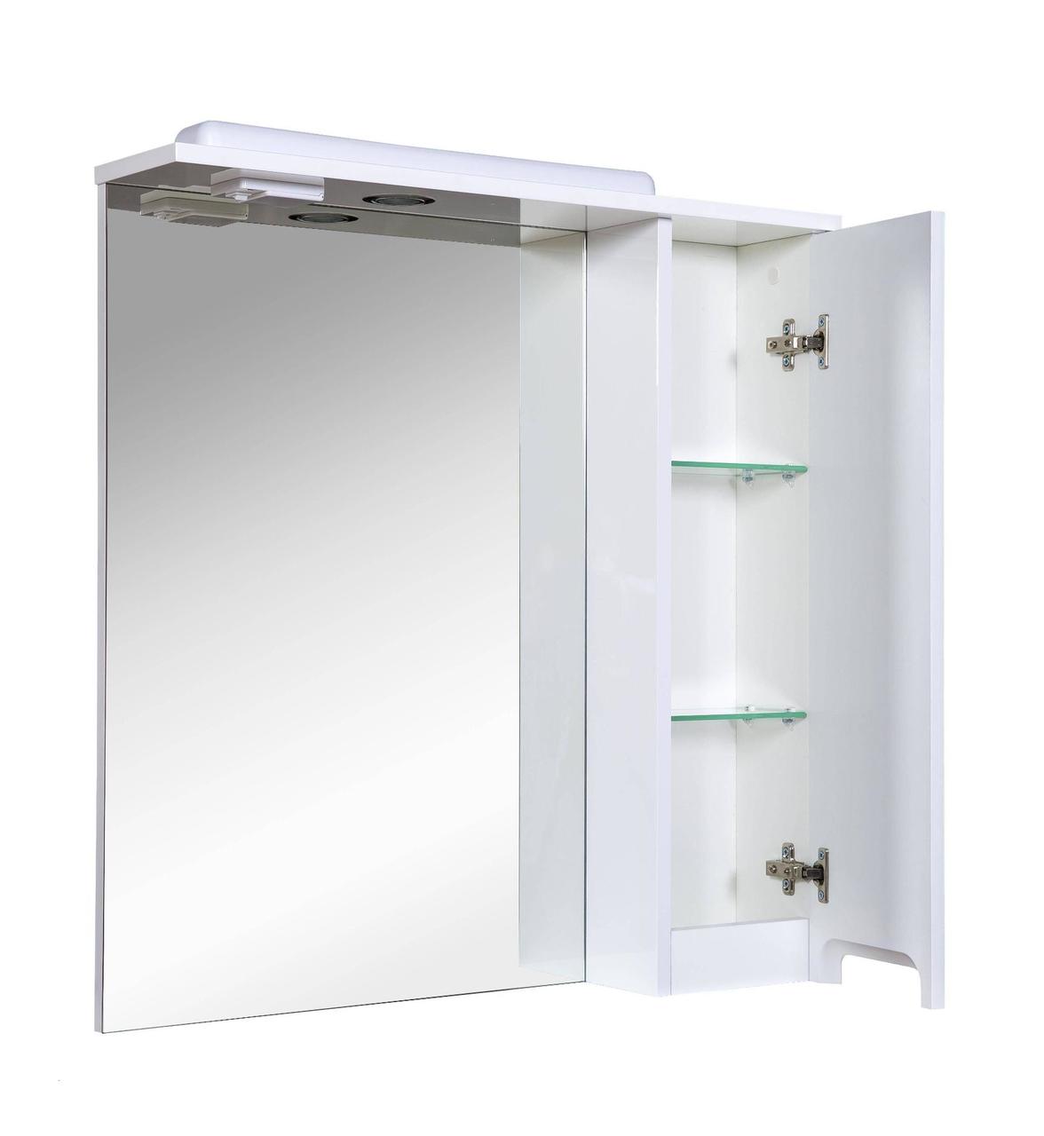 Дзеркало з шафкою Квадро 70 (R), Аква Родос - Зображення 175321-34ce4.jpg