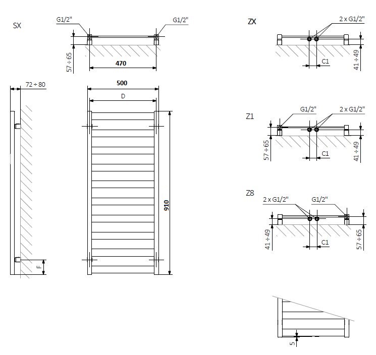 Полотенцесушитель 910х500 Vivo WGVOV091050KS96SX Terma - Зображення 1753409-53206.jpg