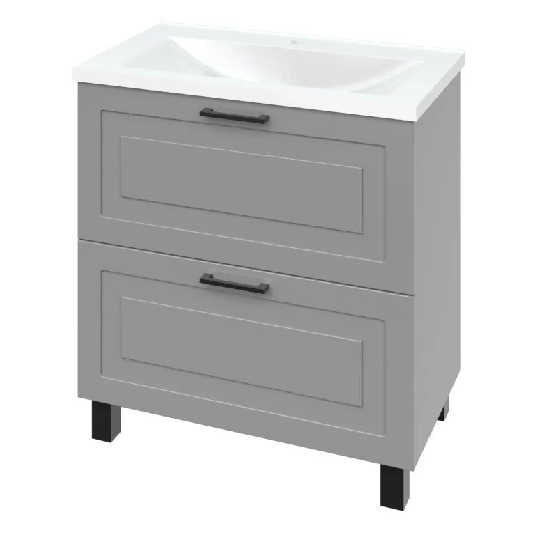 Шафка з умивальником Глорія 60 Альба сірий Mirater - Зображення 176105989-a8493.jpg