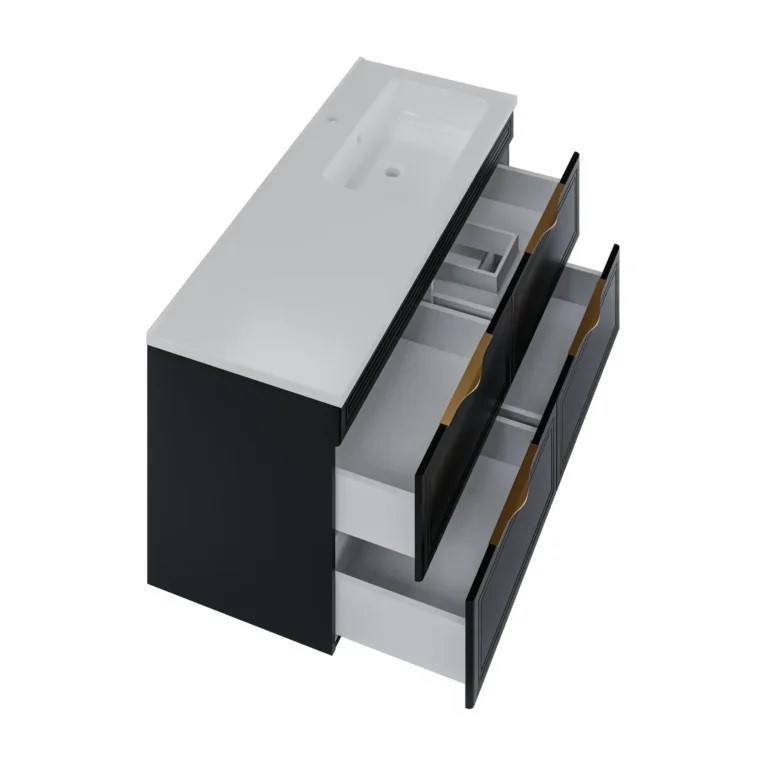 Шафка з умивальником Родео 120 R Естель чорний Mirater - Зображення 176105990-07cbe.jpg