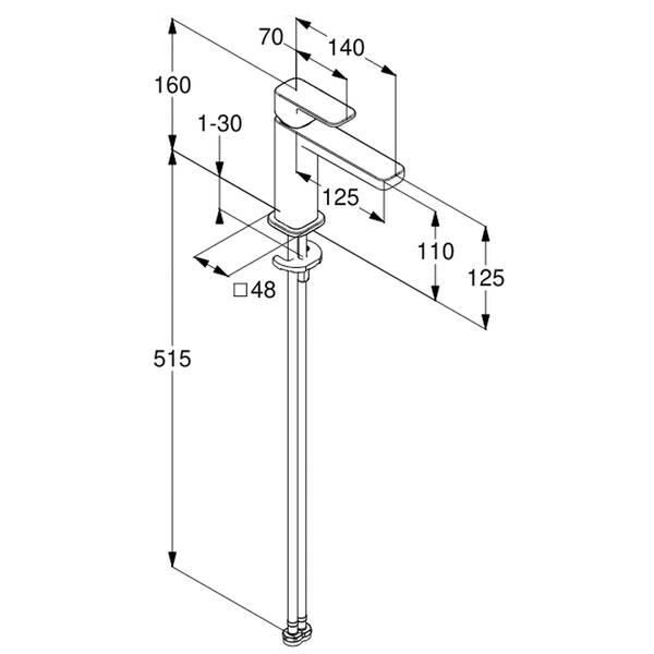 Смеситель для умывальника Renon 110 DN 15 422895375 белый matt Kludi - Зображення 176225844-edda6.jpg
