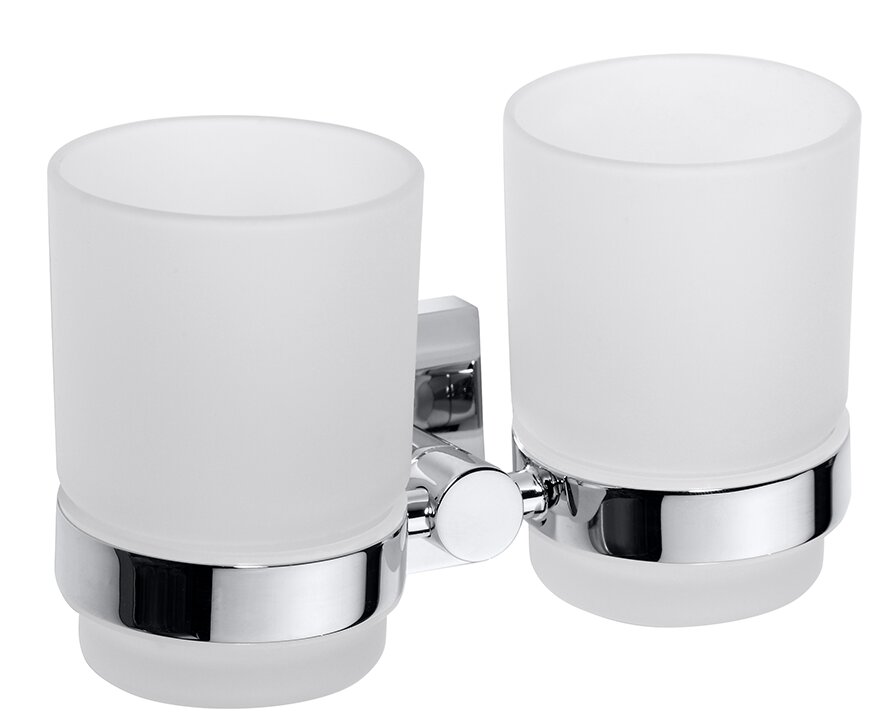 Стакан з подвійним тримачем Beta (132110022), Bemeta - Зображення