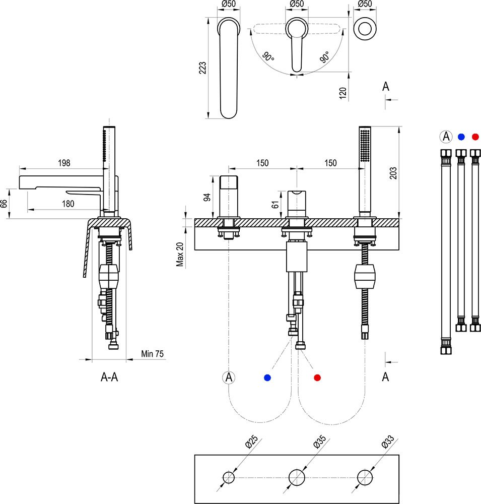 Змішувач для ванни PU 026.20 Puri X070186 RAVAK - Зображення 17649354-7669f.jpg