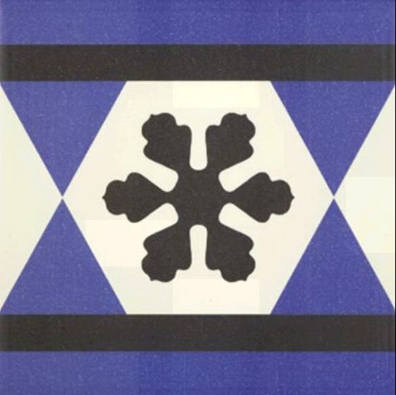 Плитка керамогранітна Victorian Cenefa Geo 200x200x9 Mainzu - Зображення