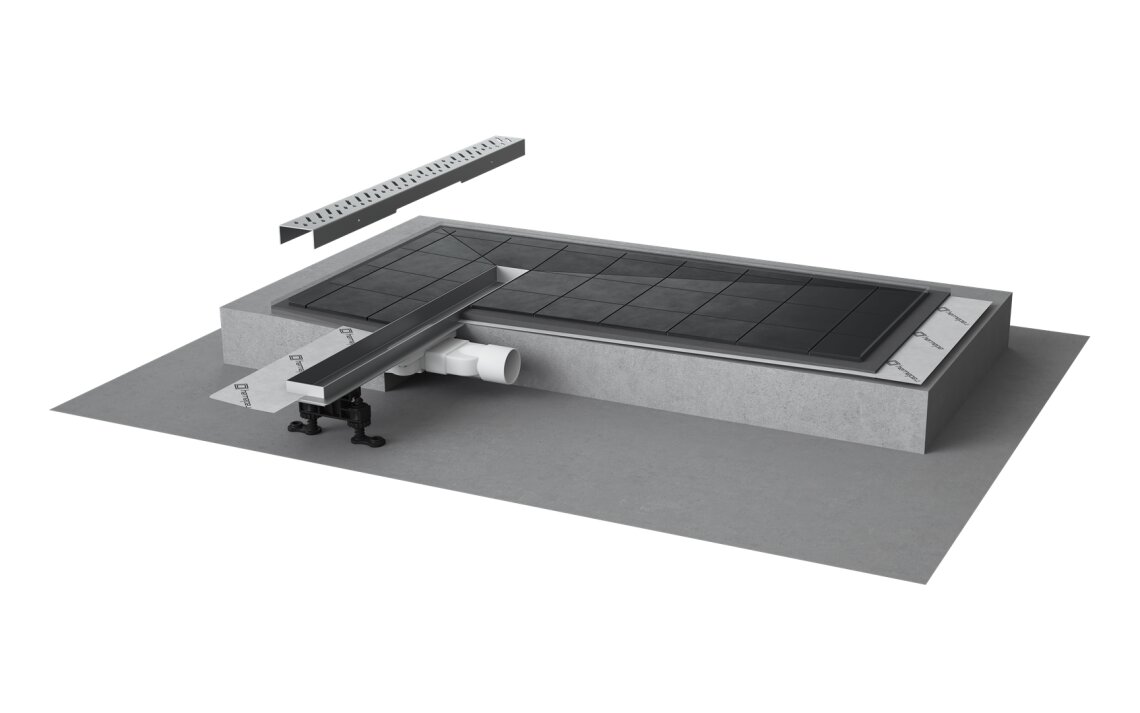 Душовий канал 850 мм Slim 5L085S RADAWAY - Зображення 1766049-98d42.jpg