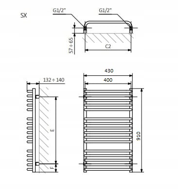 Рушникосушка 910х430 C01 WGC01091043K916SX Terma - Зображення 1767899-ee6e9.jpg