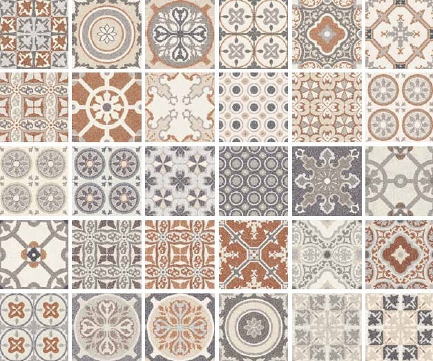 Плитка керамогранітна CSANEPWL60 Newdeco Patchwork LEV POL 600x600x10 Sant'agostino - Зображення