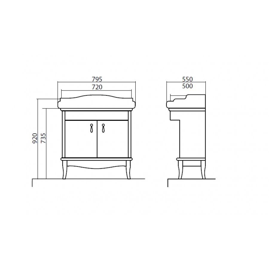 Шафка з умивальником Мікела Біла 80, Аква Родос - Зображення 1770739-4a192.jpg