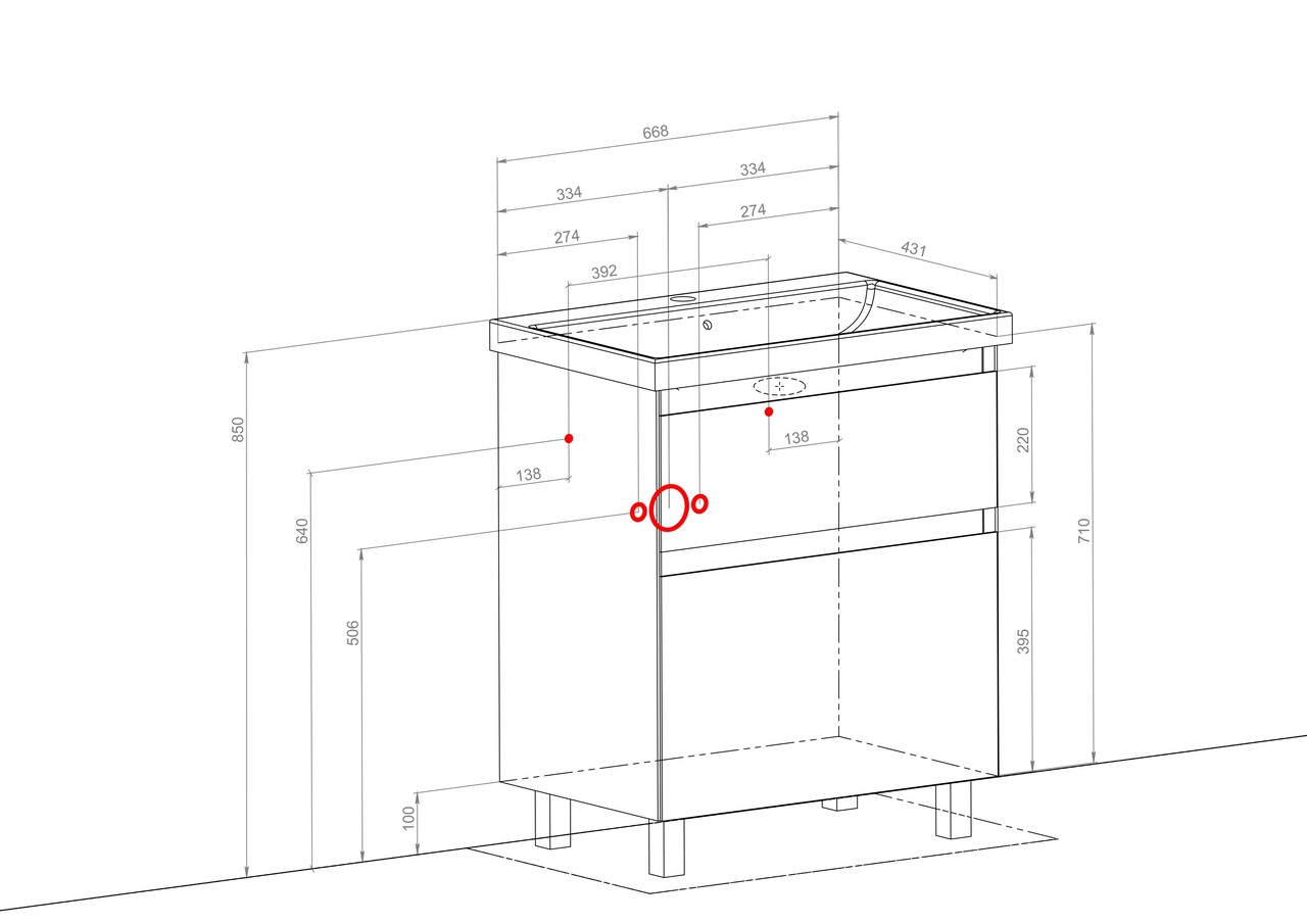 Шафка з умивальником Еліт 70 Аква Родос - Зображення 1771849-5cbad.jpg