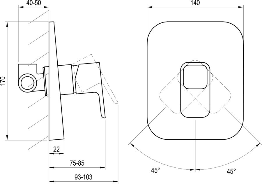 Смеситель для душа TD 062.00 10° X070069 RAVAK - Зображення 177389-1cdae.jpg