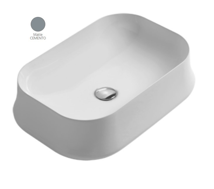 Умивальник Sharp SH 08 Cemento matt SIMAS - Зображення 177411-609c8.jpg
