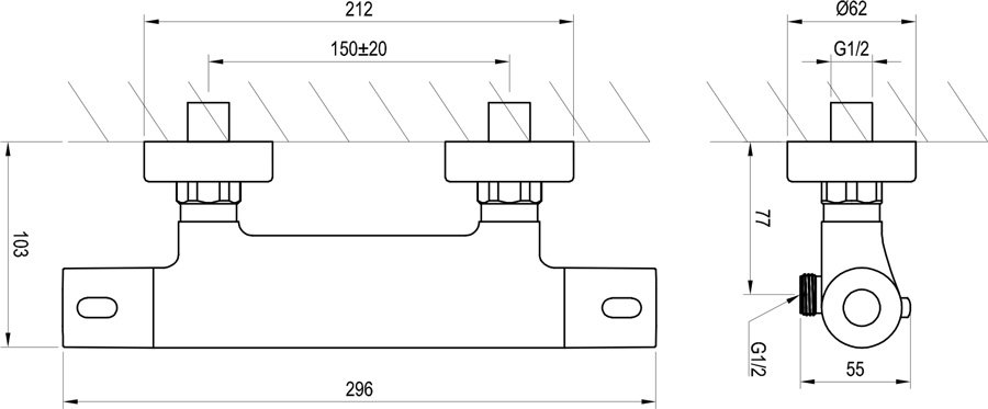 Змішувач для душу TE 033.00-150 Termo X070096 RAVAK - Зображення 177452-11716.jpg