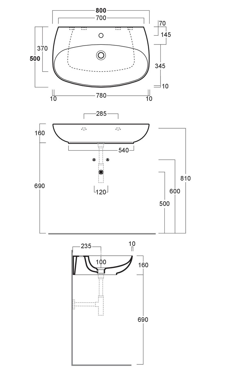 Умивальник Vignoni VI 11 (VI11) SIMAS - Зображення 177463-25267.jpg