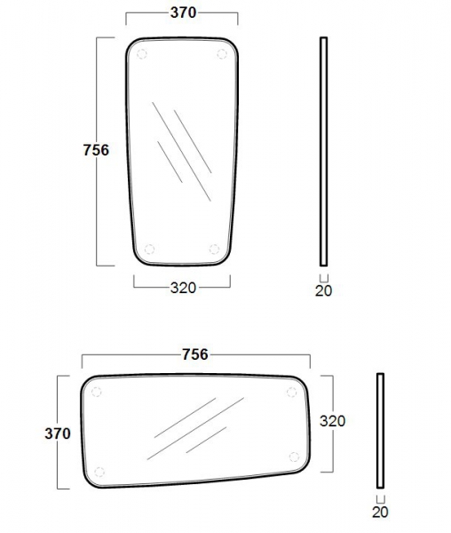Зеркало Degrade 75 DES2 SIMAS - Зображення 177550-4c257.jpg
