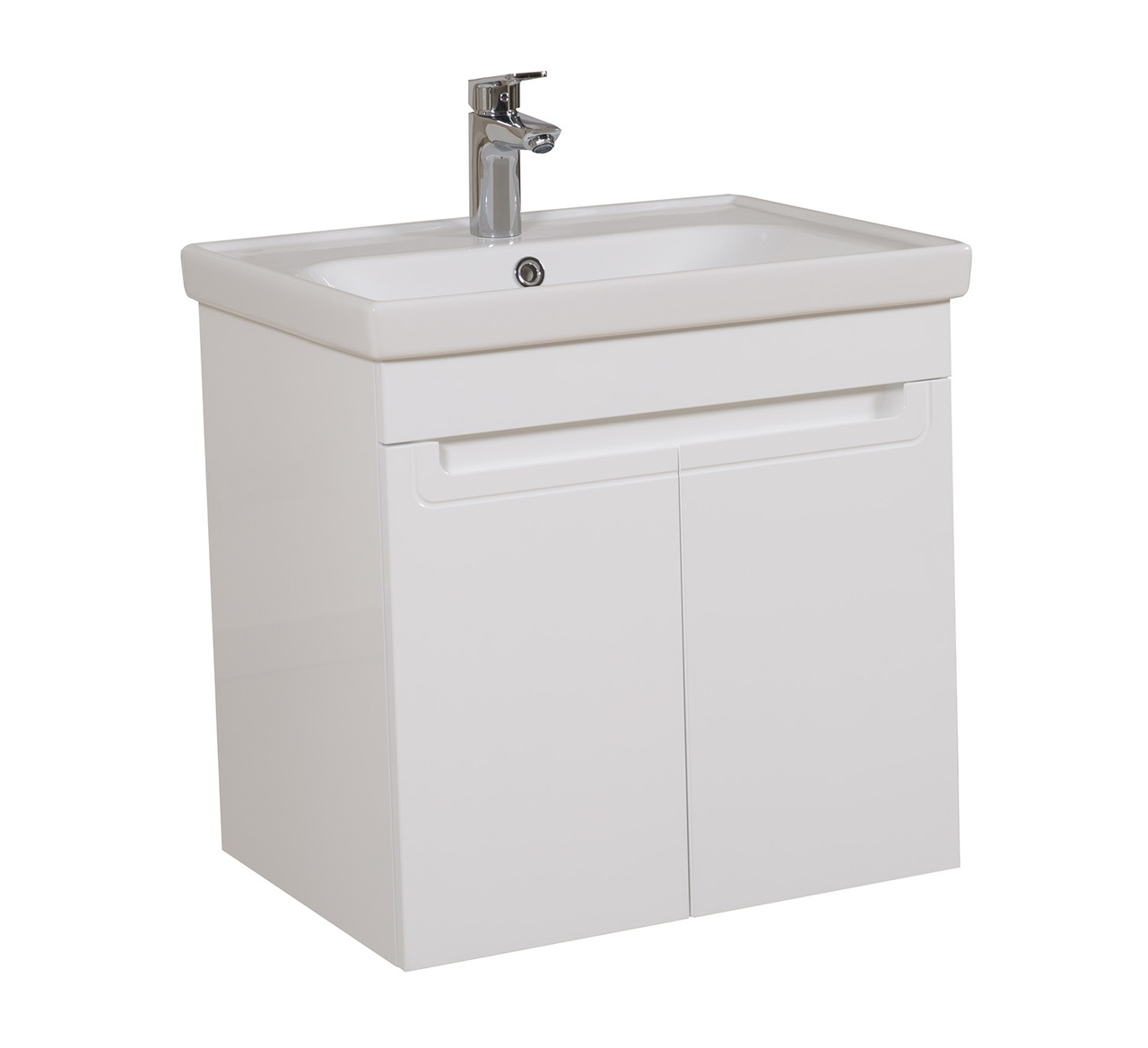 Шафка з умивальником підвісна Омега Frame 60, Аква Родос - Зображення