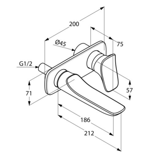 Змішувач для умивальника Ambienta (532440575), Kludi - Зображення 177826-09495.jpg