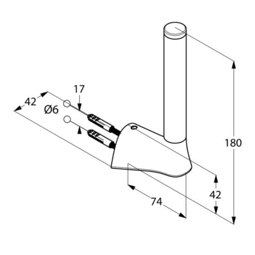 Тримач для туалетного паперу Ambienta (5397205), Kludi - Зображення 177829-4ce21.jpg