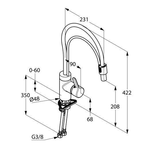Змішувач для кухні DN 15 Bingo Star (428590578), Kludi - Зображення 177975-cb681.jpg