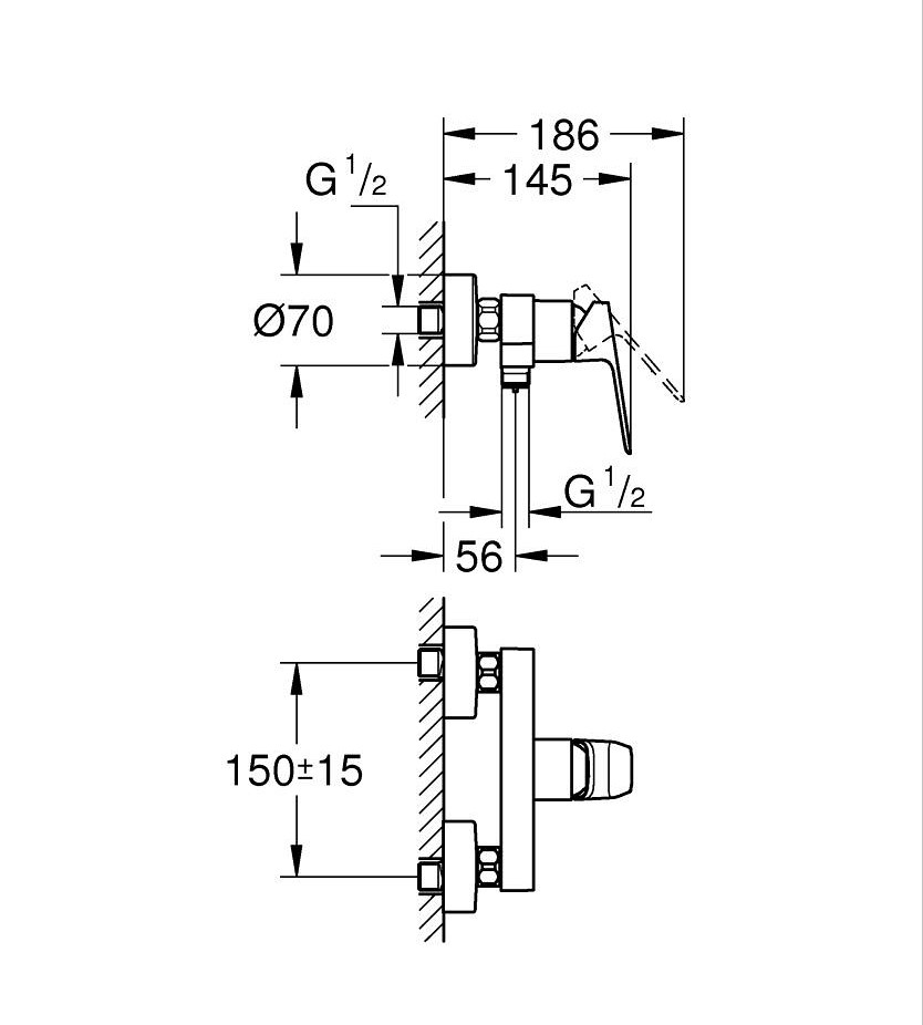 Змішувач для душу Cubeo 1018240000 Grohe - Зображення 178092061-1643c.jpg