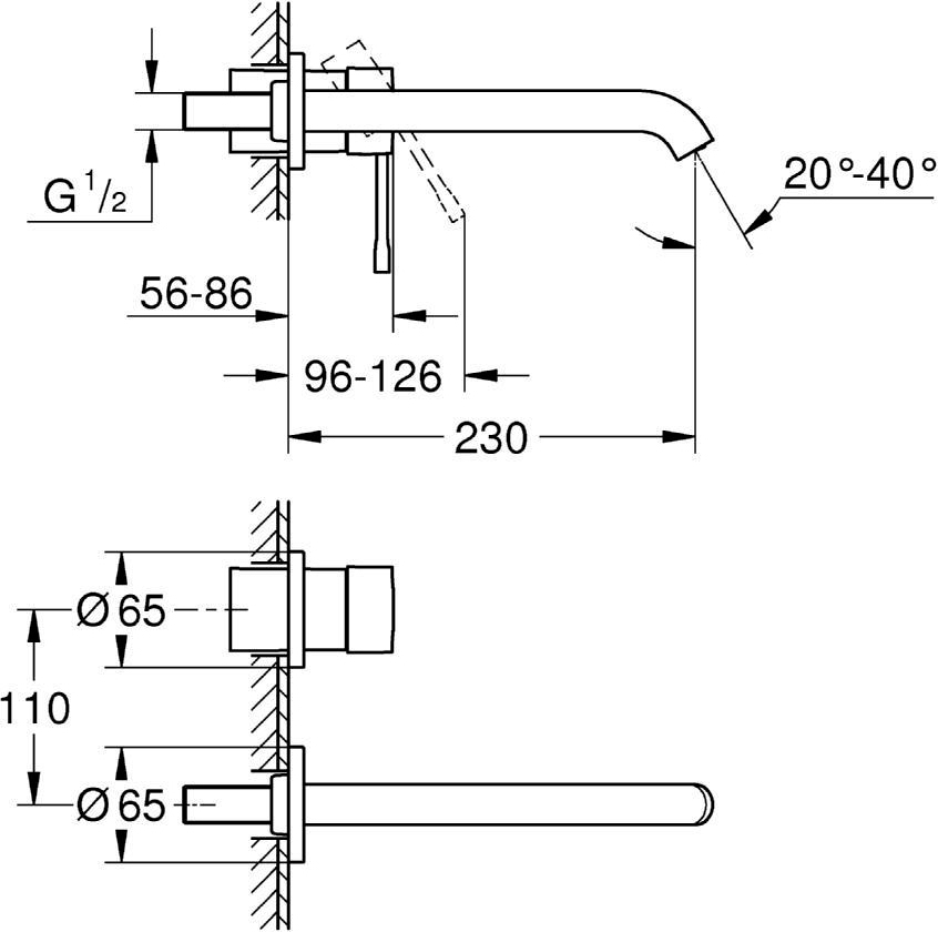 Змішувач для умивальника L-Size Essence (19967001), Grohe - Зображення 178280-696e9.jpg