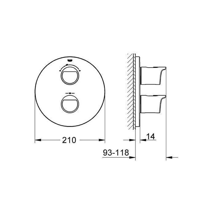 Змішувач Grohtherm 2000 New 19355001 Grohe - Зображення 178480-999db.jpg