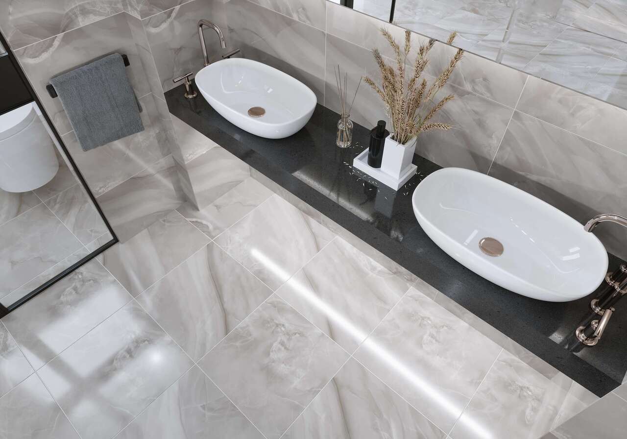 Плитка керамогранитная 3L2800 Lazurro Серый 400x400x7 Golden Tile - Зображення 178711668-460b7.jpg