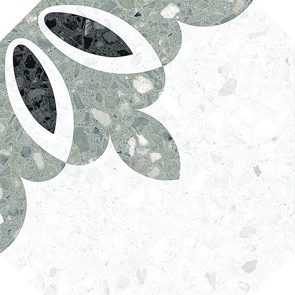 Плитка керамогранітна 4T74 Oct Antibes Verde 200x200 Vives Ceramica - Зображення