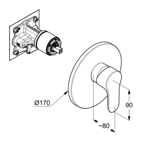Змішувач для душу Objekta (326550575), Kludi - Зображення 178858-70dd5.jpg