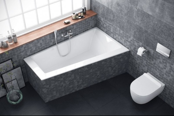 Ванна асиметрична права Easy 160x90, Roca - Зображення 179464-d6bc5.jpg