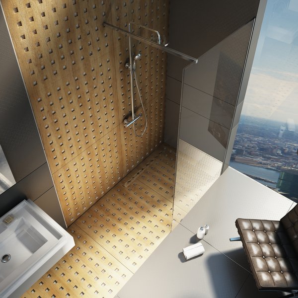 Душова кабіна Walk-In Wall Set Полірований алюмінь 140 Transparent Ravak - Зображення 179513308-964a5.jpg