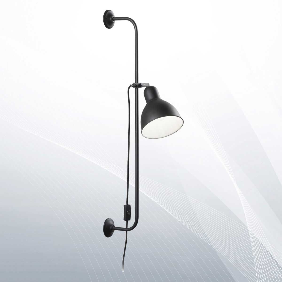 Світильник SHOWER AP1 NERO (179643), IDEAL LUX - Зображення