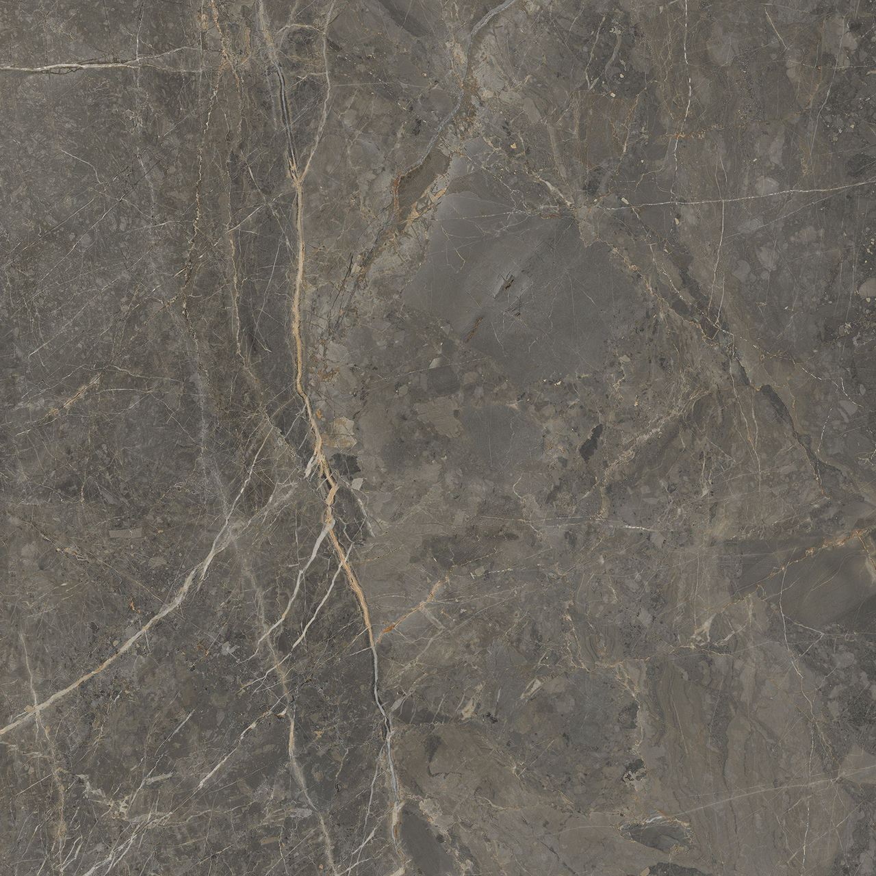 Плитка керамогранітна SO7580 Stone Roots Коричневий RECT 600x600x8 Golden Tile - Зображення