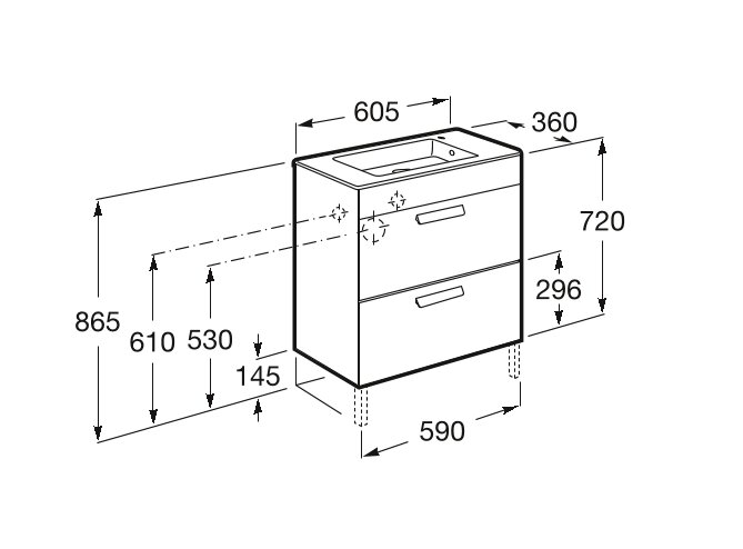 Шафка з умивальником Debba 60 (A855905153) Anthracite, Roca - Зображення 179942-b7b68.jpg