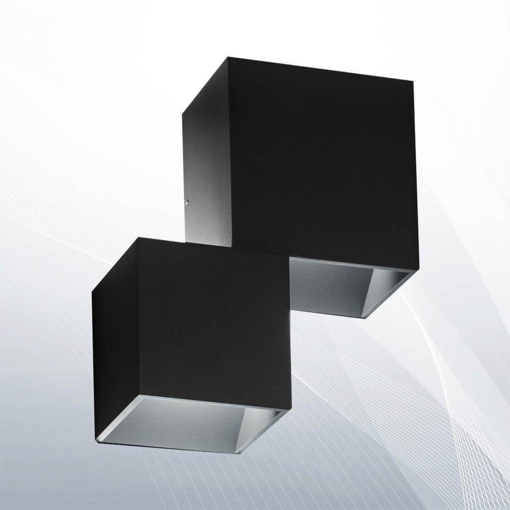 Світильник вуличний RUBIK AP2 NERO 4000K (180045), IDEAL LUX - Зображення