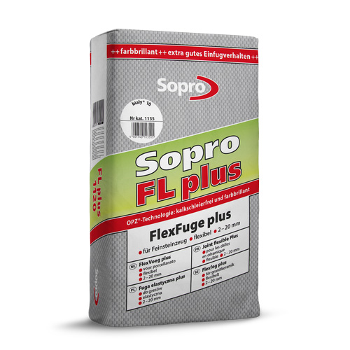 Затирка для швів Sopro FL plus 1135 біла №10 (15 кг) - Зображення