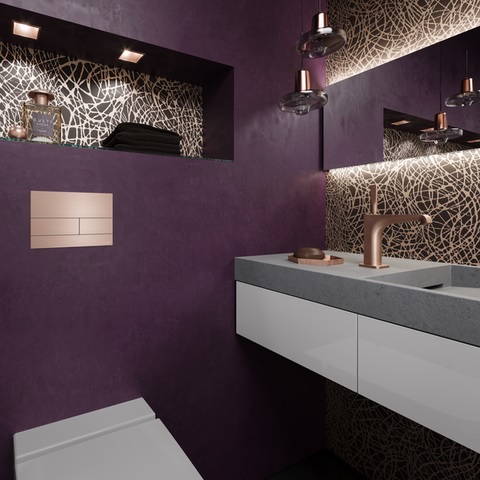 Кнопка зливу TECEsquare II 9240848 матове червоне золото TECE - Зображення 180071753-85f9a.jpg