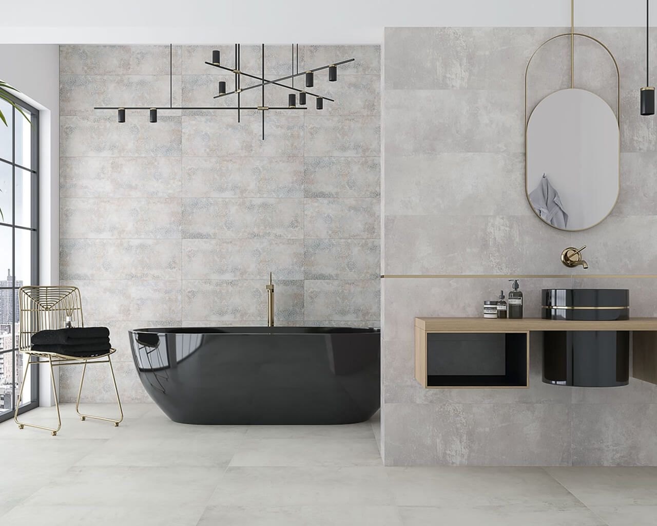 Плитка стінова Industrial Chic Grys RECT 298x898x9 Paradyz - Зображення 1803219-12ede.jpg