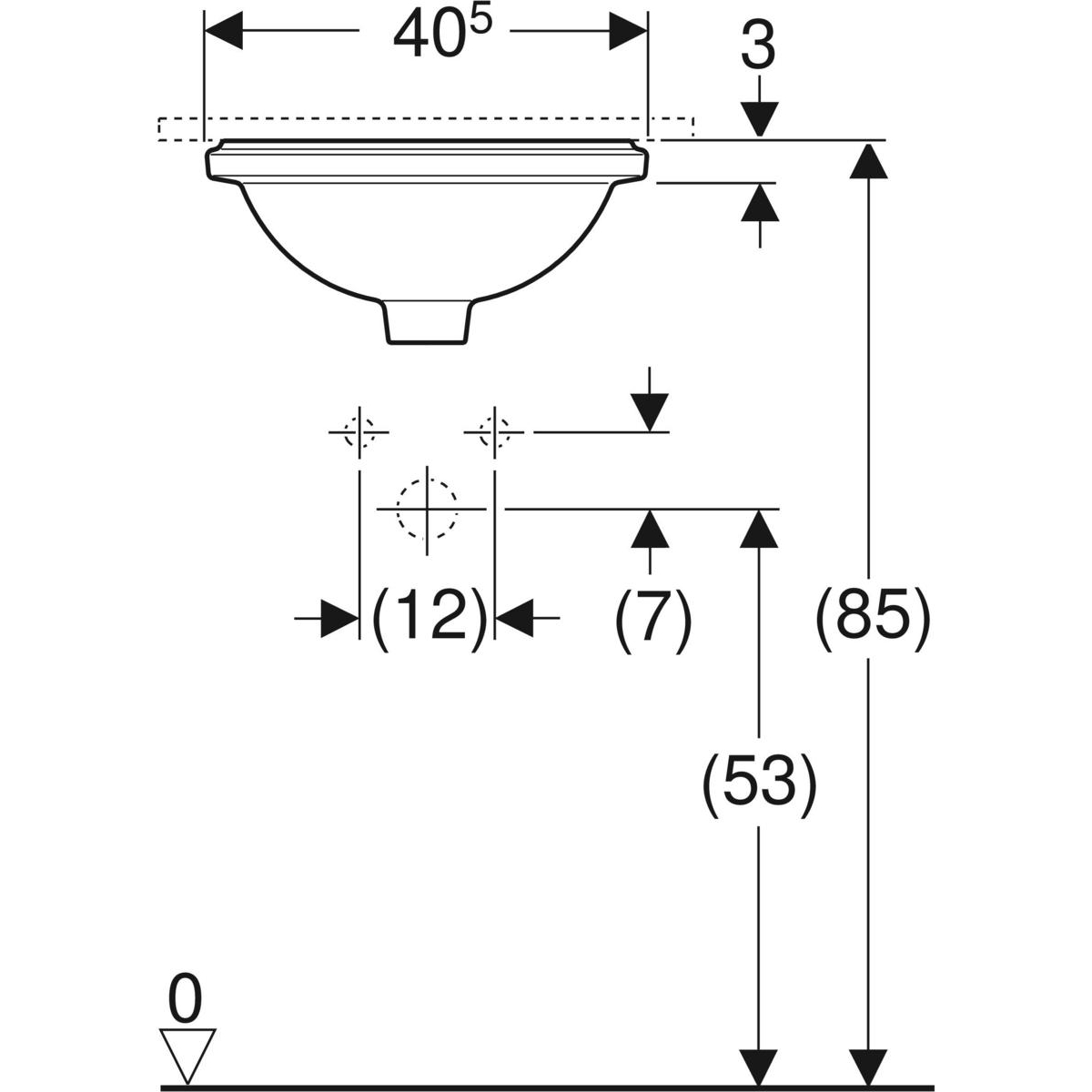 Умивальник VariForm 40 500.747.01.2 Geberit - Зображення 1803384-754c8.jpg