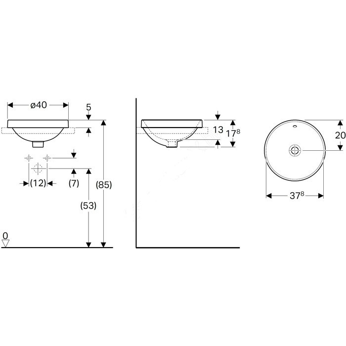 Умивальник VariForm 40 (500.701.01.2) Geberit - Зображення 1803399-34ff2.jpg