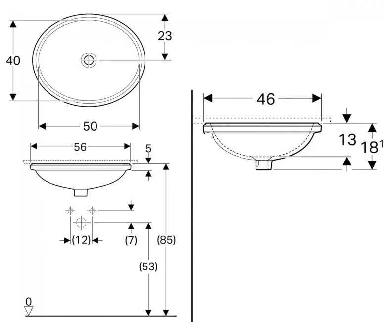 Умивальник VariForm 50 (500.755.01.2) Geberit - Зображення 1803459-9f9c9.jpg