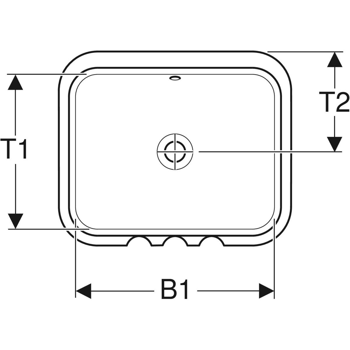 Умывальник VariForm 53 500.761.01.2 Geberit - Зображення 1803514-9c5df.jpg