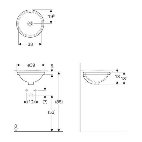 Умивальник VariForm 39 (500.745.01.2) Geberit - Зображення 1803574-fd7a4.jpg