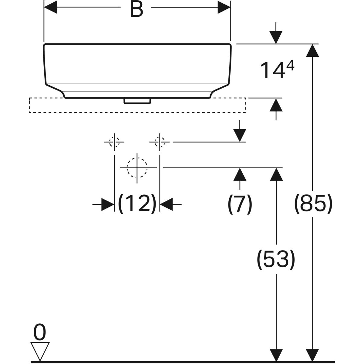 Умивальник VariForm 50 500.775.01.2 Geberit - Зображення 1803691-47aa4.jpg